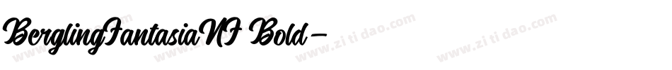 BerglingFantasiaNF Bold字体转换